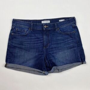 Banana Republic Premium Denim Roll Up Jean Shorts‎ Women Size 30